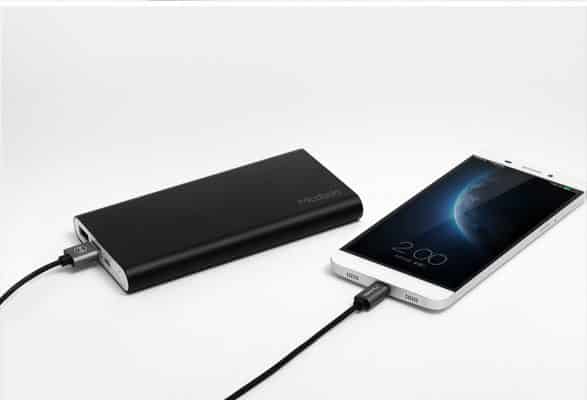 telefoon met powerbank