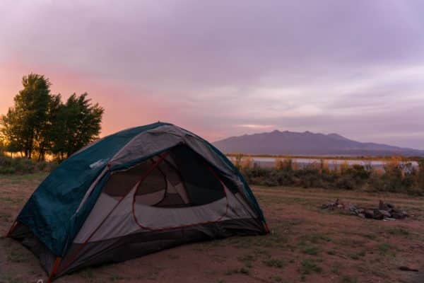 kamperen tent reizen