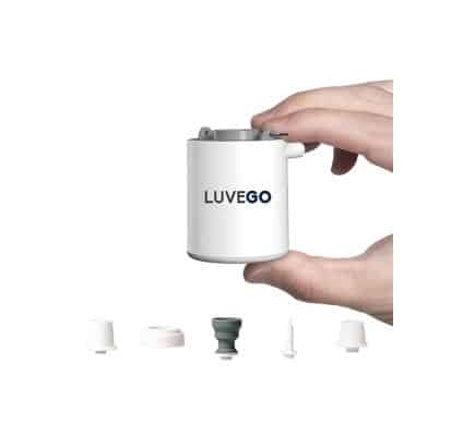 Luvego MINI PUMP - oplaadbare luchtbedpomp - 400LM lantaarn